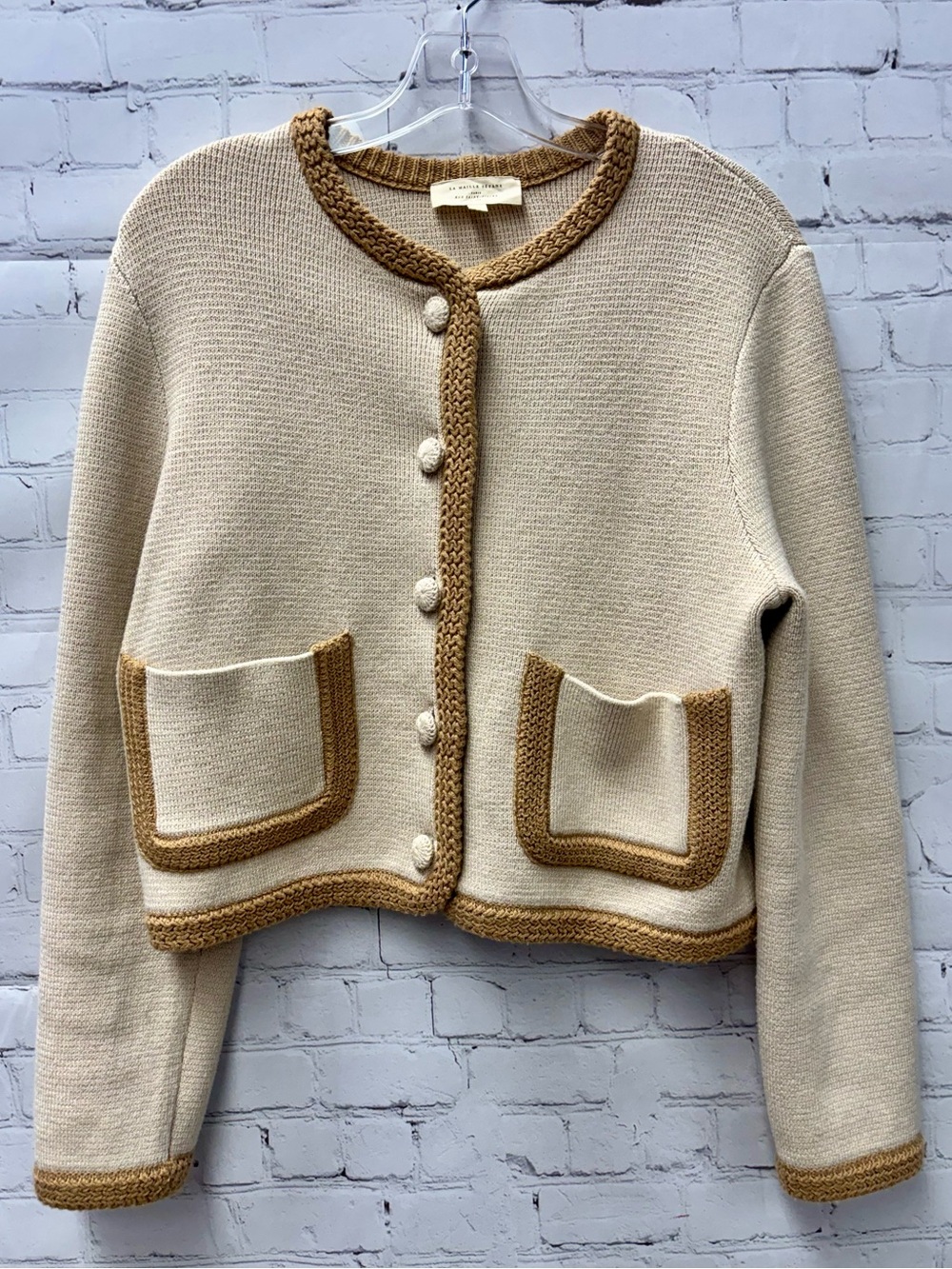 Sézane Auguste Jacket Vanille Biscuit - Picture 3 of 8